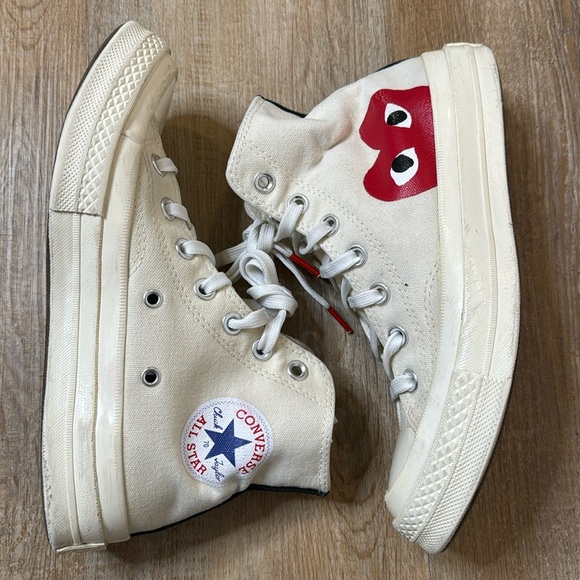 Converse Chuck Taylor Play x Comme Des Garçons 7 Womens Mens 5 - Picture 2 of 10